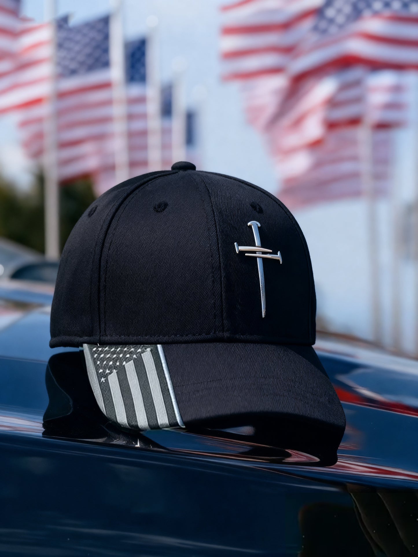 🔥LAST DAY 50% OFF - ✝️Adjustable Jesus 3 Nail Cross Hat🎁Free Shipping!