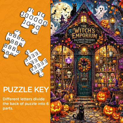 🔥49% Off Last Day - 👻The Witch’s Emporium Jigsaw Puzzle 1000 Pieces