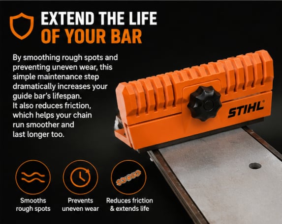🔥Last Day 50% OFF 🪚 Chainsaw Guide Bar Maintenance Tool