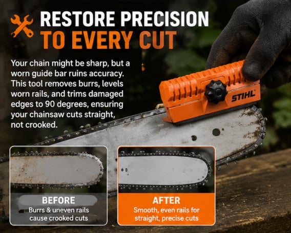 🔥Last Day 50% OFF 🪚 Chainsaw Guide Bar Maintenance Tool