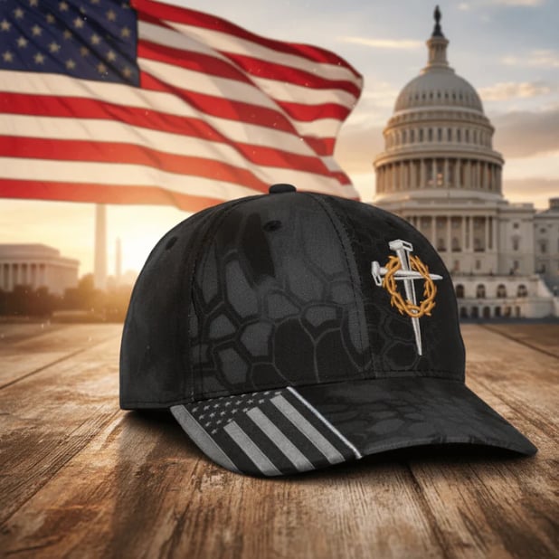 🔥LAST DAY 50% OFF - ✝️Adjustable Jesus 3 Nail Cross Hat🎁Free Shipping!