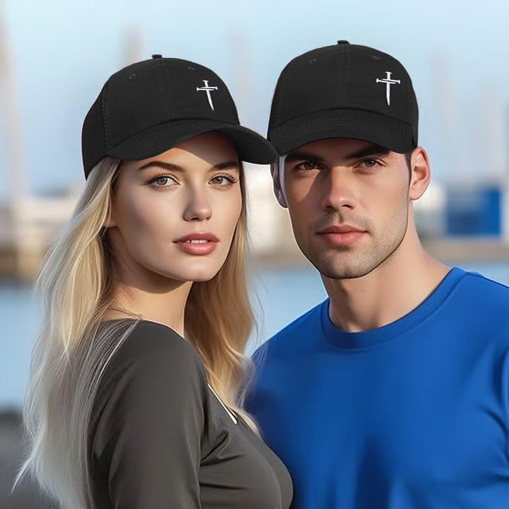 🔥LAST DAY 50% OFF - ✝️Adjustable Jesus 3 Nail Cross Hat🎁Free Shipping!