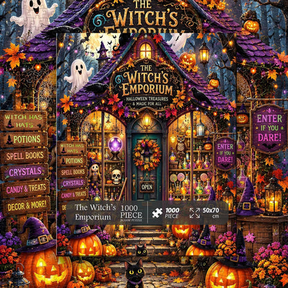 🔥49% Off Last Day - 👻The Witch’s Emporium Jigsaw Puzzle 1000 Pieces